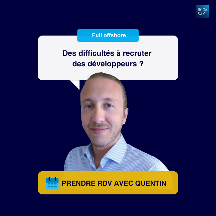 À la recherche de développeurs Python ? Contactez Quentin, il vous fera découvrir notre vivier de talents techniques