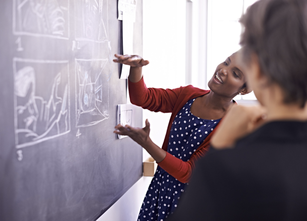 The storyboard is the minimum visual medium for bringing out innovation and creativity during brainstorming sessions