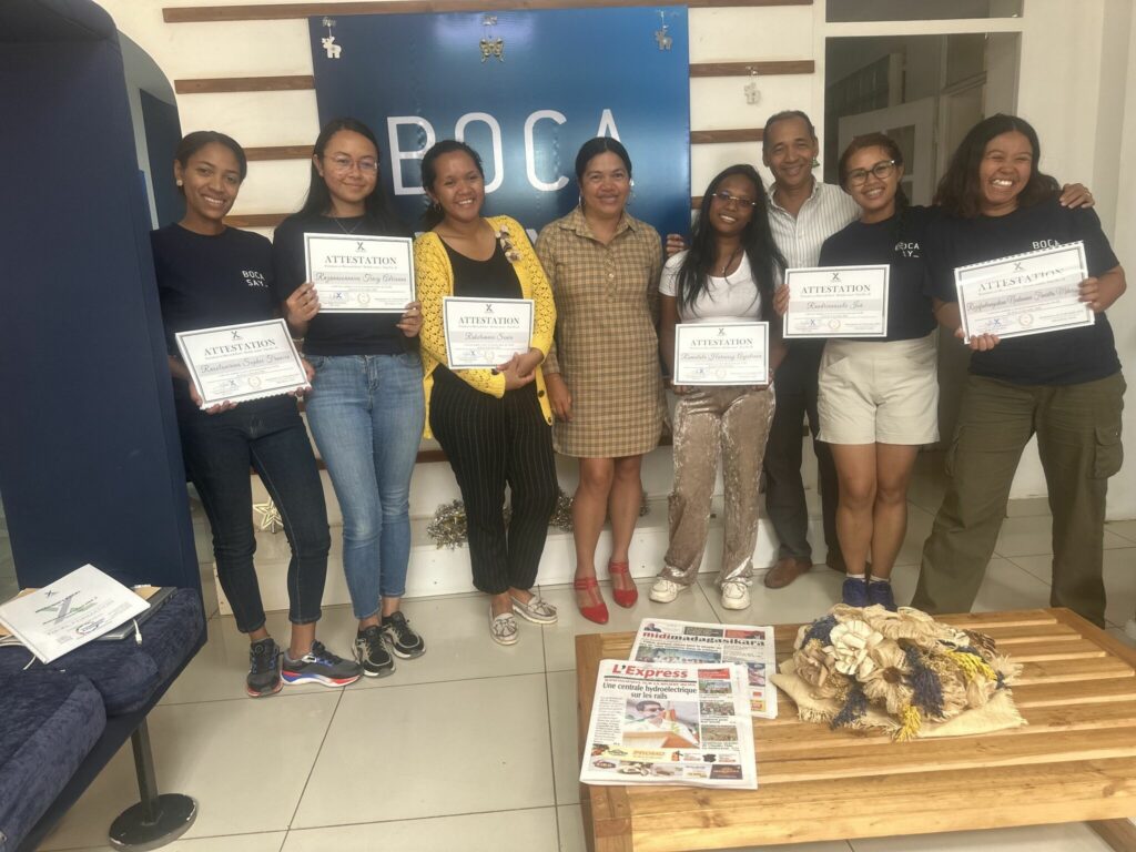 Formation Excel chez Bocasay Madagascar